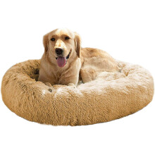 Mirkoo Long Plush Comfy Calming & Self-Warming Bed for Cat & Dog, Anti
