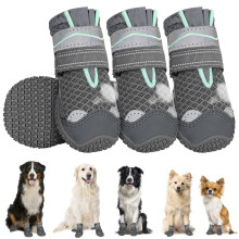 SlowTon Dog Boots for Injured Paws Waterproof, Non-Slip Paw Protector
