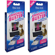 Catit Magic Blue Ammonia Buster - Reduces Urine Odour and Smells for a