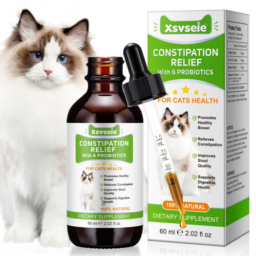 Constipation Relief for Cats, 60ml Cat Constipation Treatment,Cat Prob