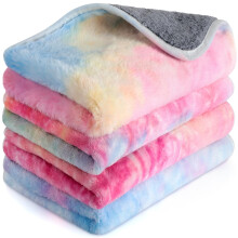 Namalu 4 Pcs Waterproof Guinea Pig Blankets Washable Small Animal Flee