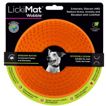 LickiMat Wobble, Dog Slow Feeder Bowl Lick Mat, Boredom Anxiety Reduce