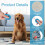 Keratobleem 4 Pack Dog Clicker, Pet Training Clicker with Wrist Strap, 6