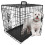 DogCrates+ Small Foldable Dog Crate with 2 Doors, Non-Chew Plastic Rem 1
