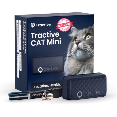 Tractive Smart Cat Tracker Mini | #1 Cat GPS | Real-Time Location Trac 1