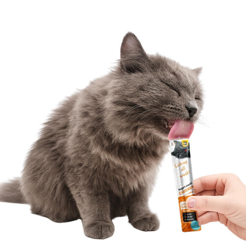 Cat Yoghurt Lickable Treats (25 Pack) Mixed Variety - Chicken, Salmon, 2