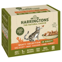 Harringtons Meaty Selection in Gravy Cat Food 12pk 85g