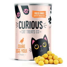 200g Natual Quail Egg Yolk Freeze-Dried Cat Treats Toppers, Fresh Quai