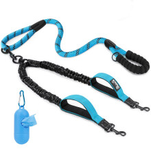 Eyein Double Dog Lead No Tangle - 360 Swivel Heavy Duty Reflective Le