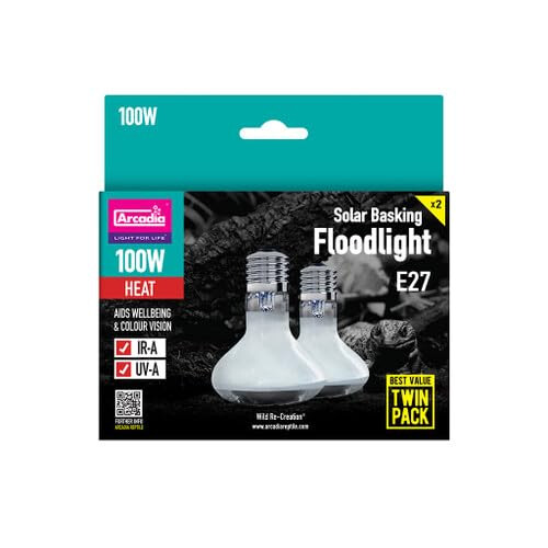 Arcadia Arcadia Reptile - Solar Basking Floodlight - 100w Twin Pack - Standard 2