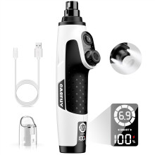 Casfuy Smart 6-Speed Dog Nail Grinder - 50% More Power Pet Nail Grinde