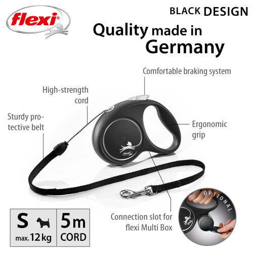 flexi Flexi Design S Cord 5 m Silver 1