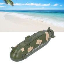 Military Submarine Truck Model Toy Alloy 31x6x5cm Kids Green