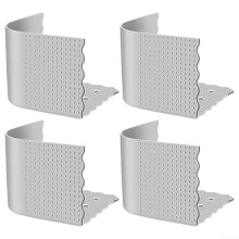 Set of 4 Bed Sheet Holder Straps for Thin Mattresses Gray NonSlip Keeps Sheets In Place