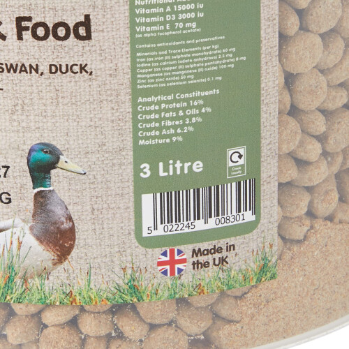 Extra Select Premium Swan and Duck Food Floating Pellets - Nutritious 1