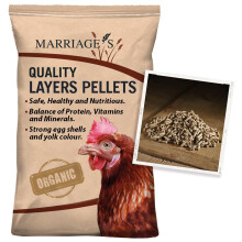 Marriage's Organic Layers Pellets 20kg – Certified Organic Chicken Fee