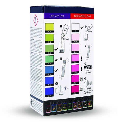 NT Labs Aquarium Lab Mini-Test Kit (3 Key Parameters - pH, Nitrite and 1
