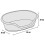 Sharples & Grant Ltd Warm Grey Pet Bed, 50cm 2