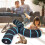 Bemodst S-Type Cat Tunnel, 2/3/4 Way Collapsible S-shape Small Animal 4