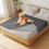 Onarway Waterproof Dog Blanket for Bed: Washable Pet Couch Blanket Sof 1