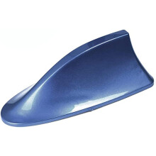 Car Shark Fin Antenna with Enhanced Radio Signal, Waterproof Low Drag Blue