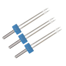 3Pcs Stainless Steel Sewing Pins with Double Needles and Hooks 2mm Size