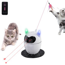 TBTeek Cat Toy, Automatic & Remote Control, 2in1 Rechargeable - Rotati