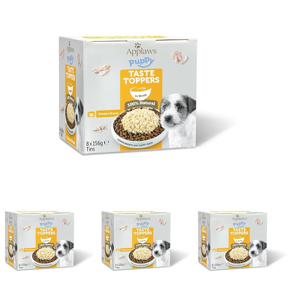 Applaws Natural Wet Puppy Food, Chicken Breast With Rice In Broth Can