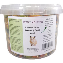 Premium Hamster and Gerbil Food Mix by Britten & James (1.5kg). The Ul