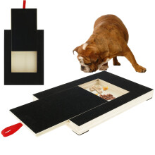 JTWEB Dog Nail Scratch Board File - Wooden Dog Nail Grinding Pad with