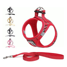 Suredoo Dog Harness and Lead Set, Step-in Breathable Reflective Puppy