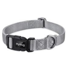 Hyhug Pets Design Solid Color Heavy Duty Classic Basic Nylon Collar, U
