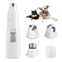Brifit Dog Electric Nail File Grinders, Ultra Quiet Pet Nail Trimmer,
