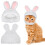 WLLHYF Cute Cat Winter Warm Rabbit Ear Hat Soft Comfortable Adjustable 1