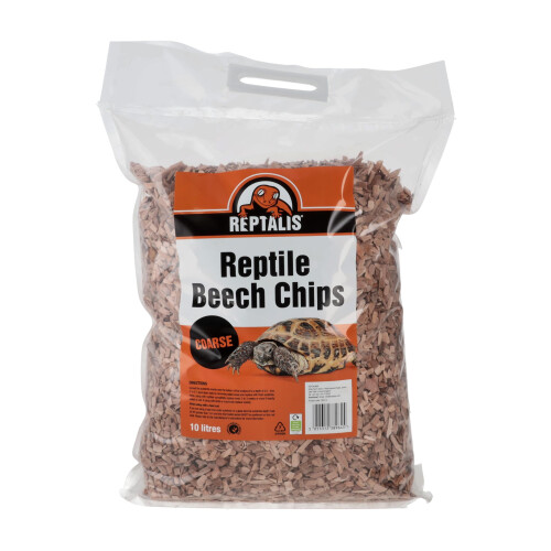 Reptalis Beech Chips Coarse Grade 10l | Natural Bedding | Reptile Subs