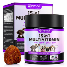 Dog Multivitamin Chewable,15-in-1 Dog Vitamins & Supplements,Pet Joint