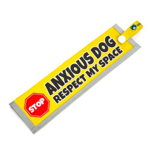 dogkit Anxious Dog Respect My Space Sleeve for Reactive Nervous Dogs,