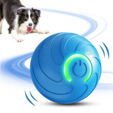 Interactive Pet Ball With LED Flash Light - 360 Automatic Moving Roll