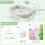 GUUSII HOME Cat Hammock Window Perch Foldable Hanging Bed Windowsill S 6