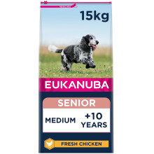 Eukanuba Complete Dry Dog Food for Senior Medium Breeds with Fresh Chi