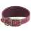 Ancol Ancol Timberwolf Comfortable Durable Whippet Leather Raspberry Collar 1