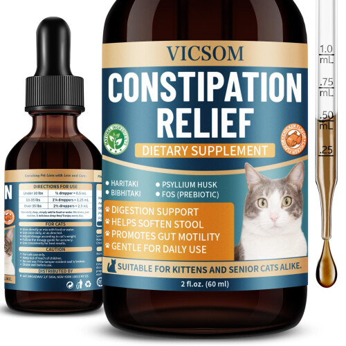 Constipation Relief for Cats, Cat Constipation Treatment for Kittens &
