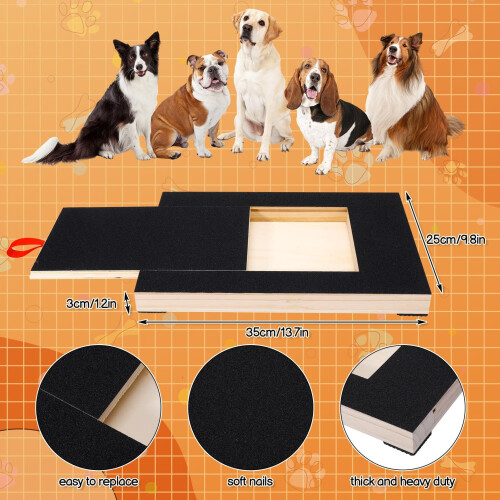 Ninoclar Dog Nail Scratch Board, Multifunctional Scratching Boards Dog 1