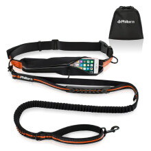 Philorn Hands Free Dog Lead with Phone Pouch, Dog Leash for Running/Jo