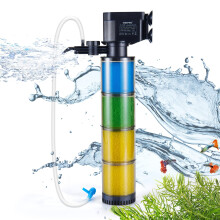 Weipro Internal Fish Tank Filter, 4-Stage Biochemical Sponge Filtratio