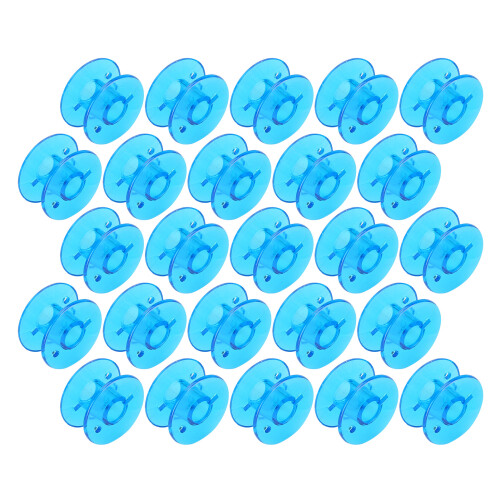 Plastic Bobbins 25 Pack Sewing Machine Replacement Spools for Household Use