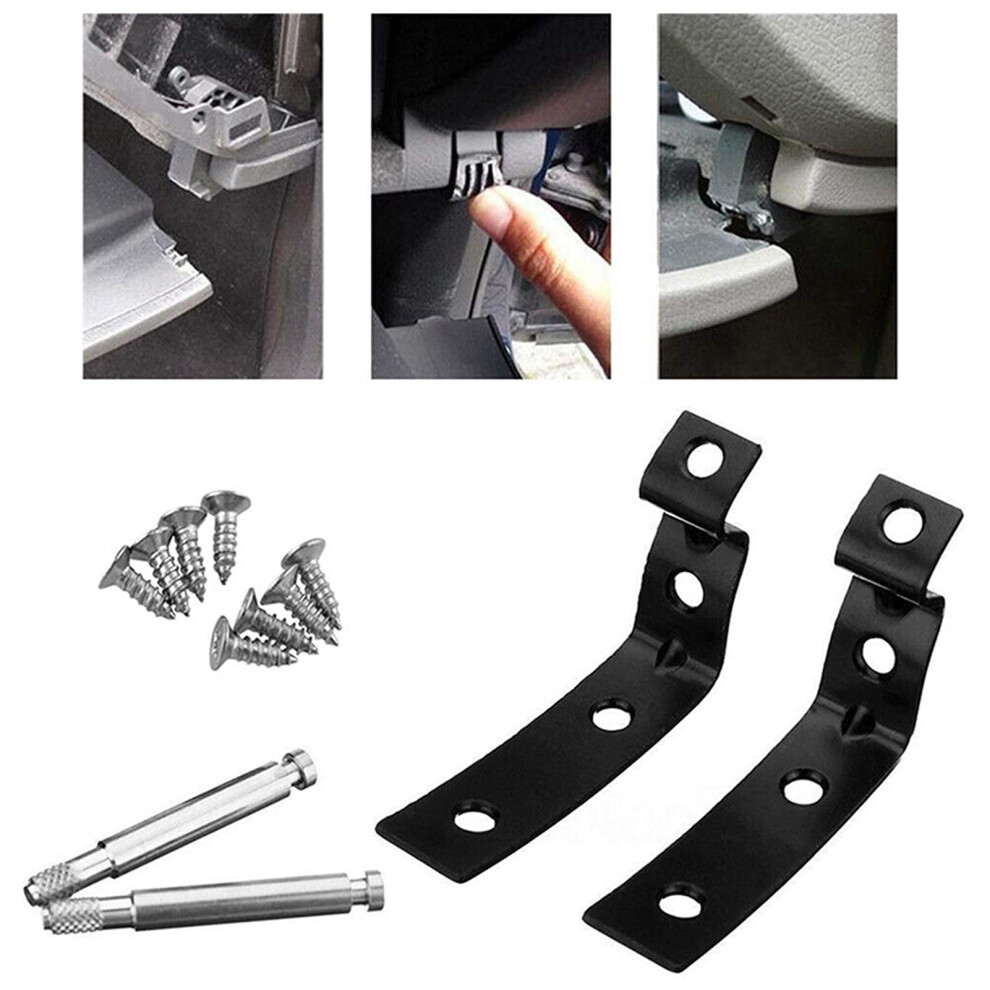 Glove Box Lid Hinge Repair Kit For Audi A4 S4 Rs4 B6 B7 - Brackets 8E2857131 4911378752339