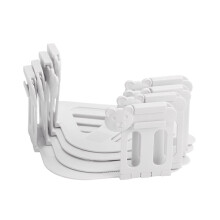 Bed Sheet Holder Clips 4 Pieces White AntiSlip Corner Fasteners For Hotel Apartment Beds
