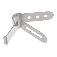 3Hole BBQ Thermometer Probe Clip for Smoker, Adjustable Grill Temperature Probe Holder Clamp