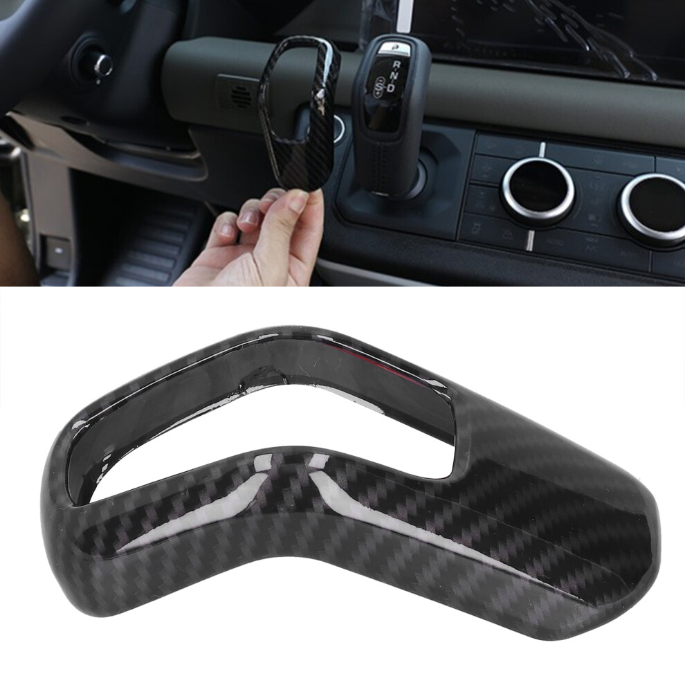 Carbon Fiber Style Shift Knob Cover Fit For Land Rover Defender 2020-2021 4691378754037